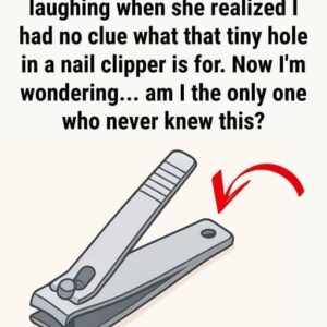 The small round hole on the nail clipper serves a unique and important purpose