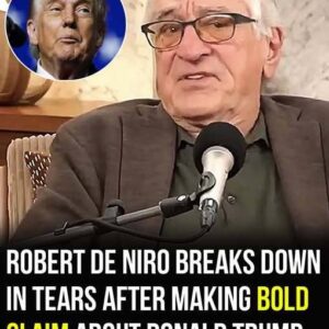 HOW ROBERT DE NIRO’S EMOTIONAL BREAKDOWN, HIS FIERCELY WORDED WARNING ABOUT DONALD TRUMP, HIS URGENT PLEA TO “SAVE THE COUNTRY,” AND HIS DECADES-LONG POLITICAL FEUD CULMINATED IN A TEARFUL, RAW, AND UNCOMPROMISING INTERVIEW THAT REVEALED THE DEPTH OF HIS FEARS FOR AMERICA’S FUTURE
