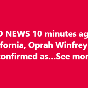 SAD NEWS: Oprah Winfrey was confirmed as…See more