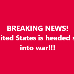 JUST IN: Trump Admin Declares War