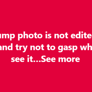 This photo is not edited. Look closer and try not to gasp when you see it