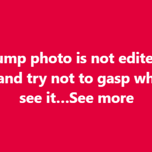 This photo is not edited. Look closer and try not to gasp when you see it