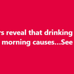 Doctors reveal that drinking coffee ev