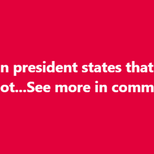 Mexican president states that Trump is not..