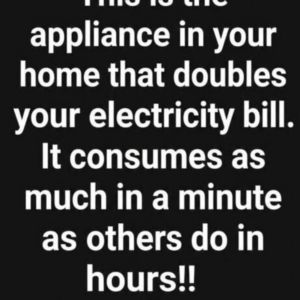 The One Household Appliance That Quietly Drives Up Your Electricity Bill!