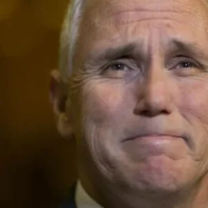 Mike Pence with tears in their eyes make the sad announcement..