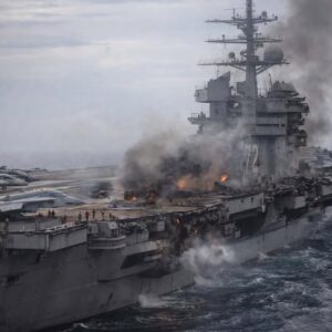 USS Abraham Lincoln Naval Giant Under Attack