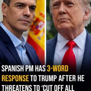 Spanish PM Responds to Trump’s Trade Threat With Just Three Words