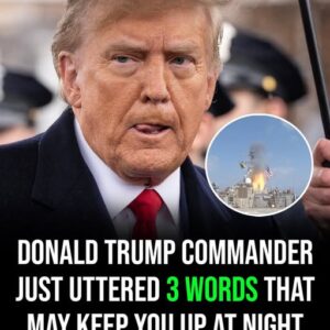 Donald Trump commander has just shared 3 words that may keep you up at night