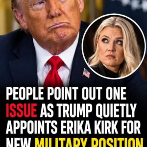 Trump Quietly Appoints Erika Kirk to Military Role — But One Detail Has People Talking