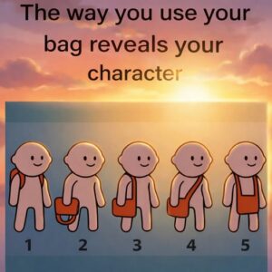 The way you use your bag gives clues a