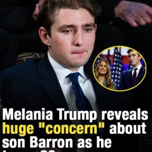 Melania Trump reveals huge “concern” about son Barron as he turns 20