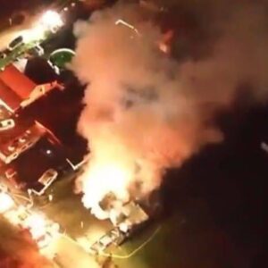 A few hours ago a big fire broke out in M… See more