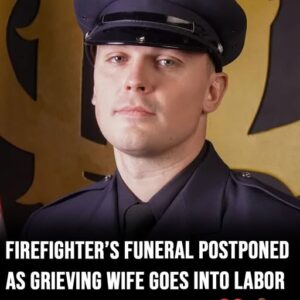 Firefighter’s funeral postponed as grieving wife goes into labor with their second child
