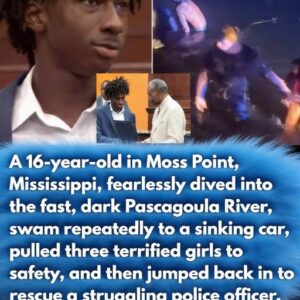 16-Year-Old’s Quick Action in River Rescue Protects Three Girls and a Police Officer