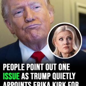 People point out one issue as Trump quietly appoints Erika Kirk for new military position