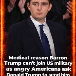 Medical reason Barron Trump can’t join