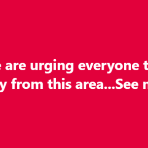 Police are urging everyone to stay away from this area 👇😨🚨 Full story below