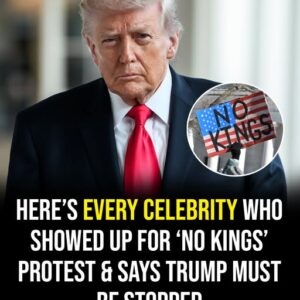 Here’s every celebrity who showed up for the ‘No Kings’ protest
