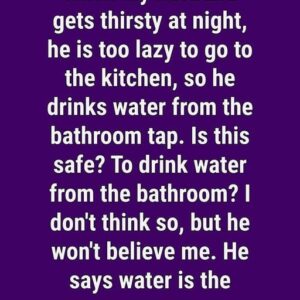 Can You Safely Drink Bathroom Tap Water?