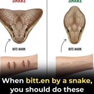 If you’re bitten by a snake, here’s what you should do immediately