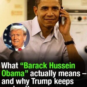 Trump keeps saying “Barack Hussein Obama” – what the name really means