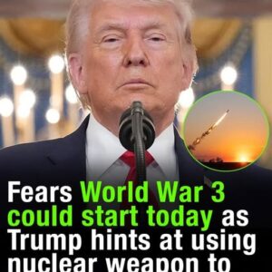 Fears World War 3 could start today as Trump hints at using nuclear weapon to wipe out Iran