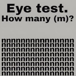 Only Sharp Eyes Can Find the Hidden “M”