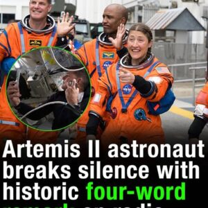 Artemis II astronaut breaks silence with historic four-word remark on radio
