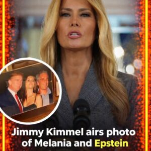 Jimmy Kimmel airs photo of Melania and Epstein after First Lady’s shock White House denial