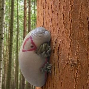 We went hiking with friends. Suddenly, we discovered this on a tree. We looked at it from different angles, but we still couldn’t figure out what it is. Does anyone know what it is?