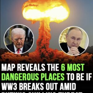 Map reveals the 6 most dangerous places to be if WW3 breaks out