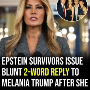 Epstein survivors fire back at Melania Trump after she denies any links