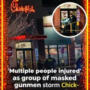 ‘Multiple people injured’ as group of masked gunmen storm Chick-fil-A and open fire