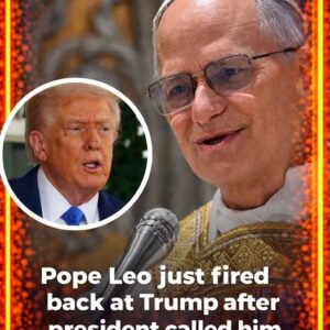 Pope Leo just fired back at Trump after president called him ‘weak’ and ‘terrible’