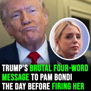 Trump’s brutal four-word message to Pam Bondi the day before firing her as attorney general