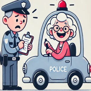 Police Officer Stops Elderly Woman — Her Clever Response Changes Everything