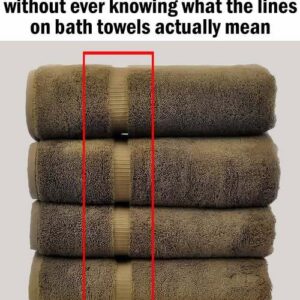 The real purpose of those mysterious lines on towels