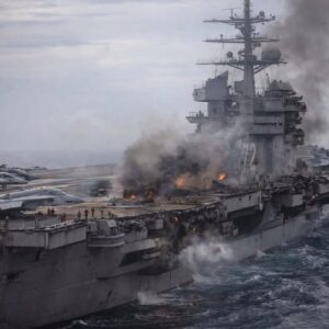 USS Abraham Lincoln Naval Giant Under Attack