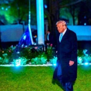 Late-Night Sighting: Trump Spotted With Mysterious Item