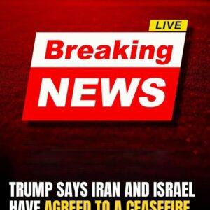 Breaking: Trump Announces Israel‑Iran Ceasefire To Begin In 6 Hours, Concludes In 24 Hours
