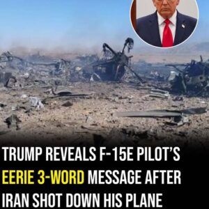 Pilot’s 3-word message after Iran shot down F-15E revealed