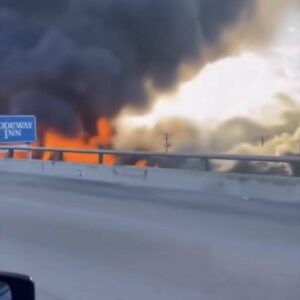 Just minutes ago, a tremendous fire broke out— Several Structures Engulfed