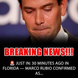 30 Minutes ago in Florida , Marco Rubio was confirmed as…See more