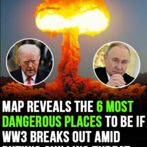 Map reveals the 6 most dangerous places to be if WW3 breaks out