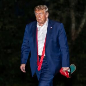 Late-Night Sighting: Trump Spotted With Mysterious Item