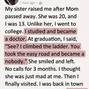 THE WHITE COAT SHE PAID FOR