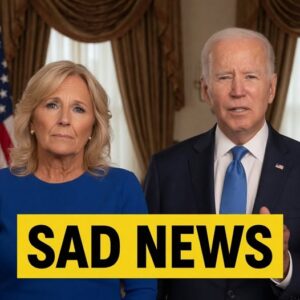 Joe Biden with tears in his eyes make the sad announcement