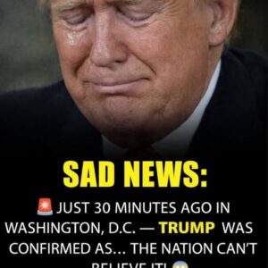 Donald Trump with tears in his eyes make the sad announcement… See more