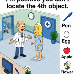 Test Your Observation Skills by Finding the Hidden Pen, Egg, Apple, and Flower